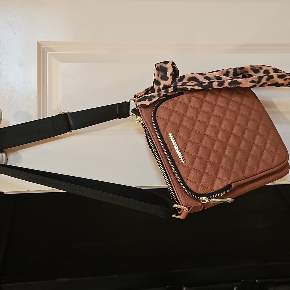 Steve Madden Brown crossbody bag, NWOT - Picture 6 of 8